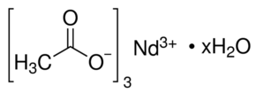 Neodymium(III) acetate hydrate - CAS:334869-71-5 - Neodymium acetate hydrate, Neodymium(3+) triacetate hydrate, Acetic acid neodymium salt hydrate